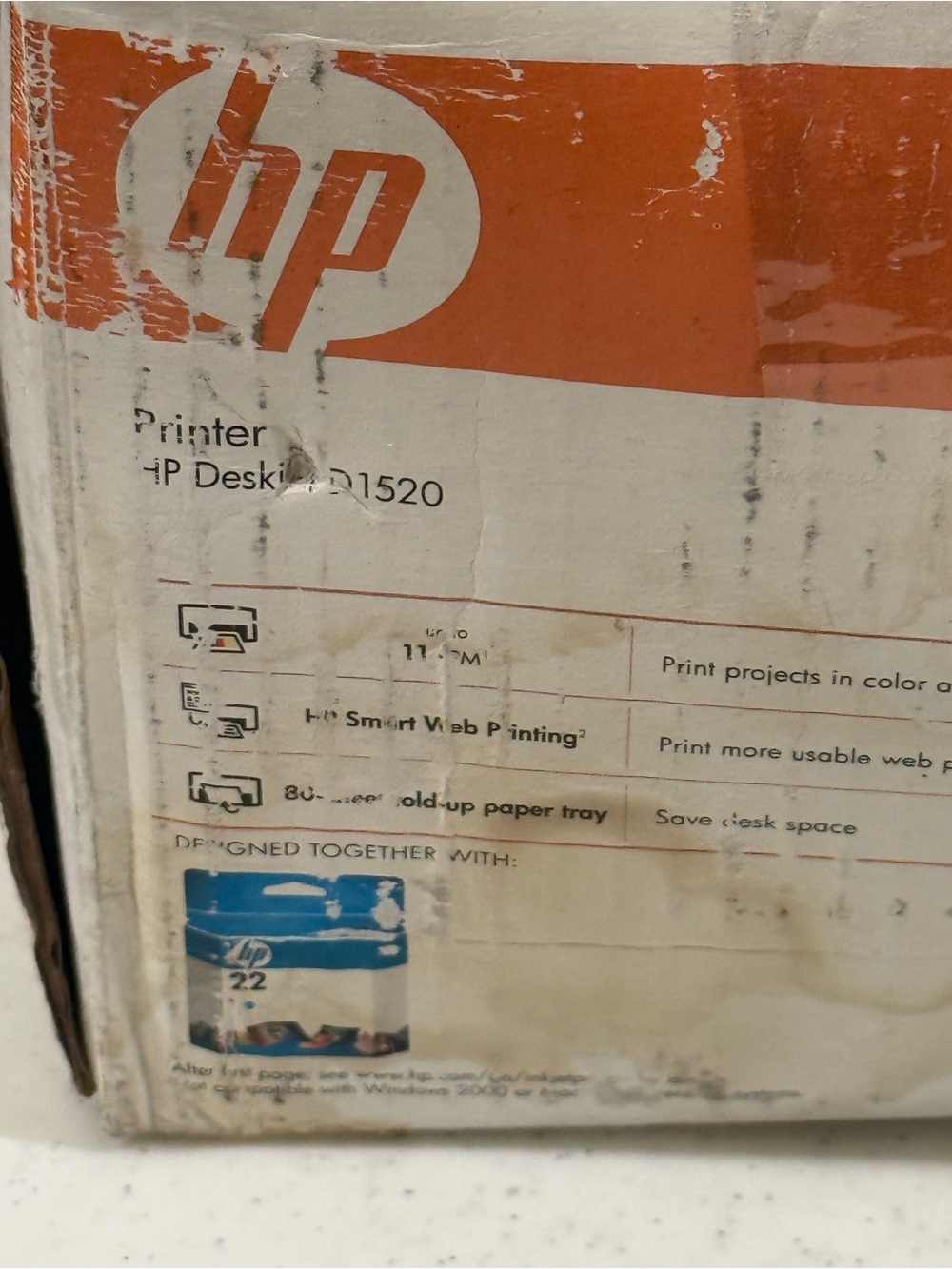 NEW HP DeskJet D1520 Printer ~ In Box - Picture 3 of 8